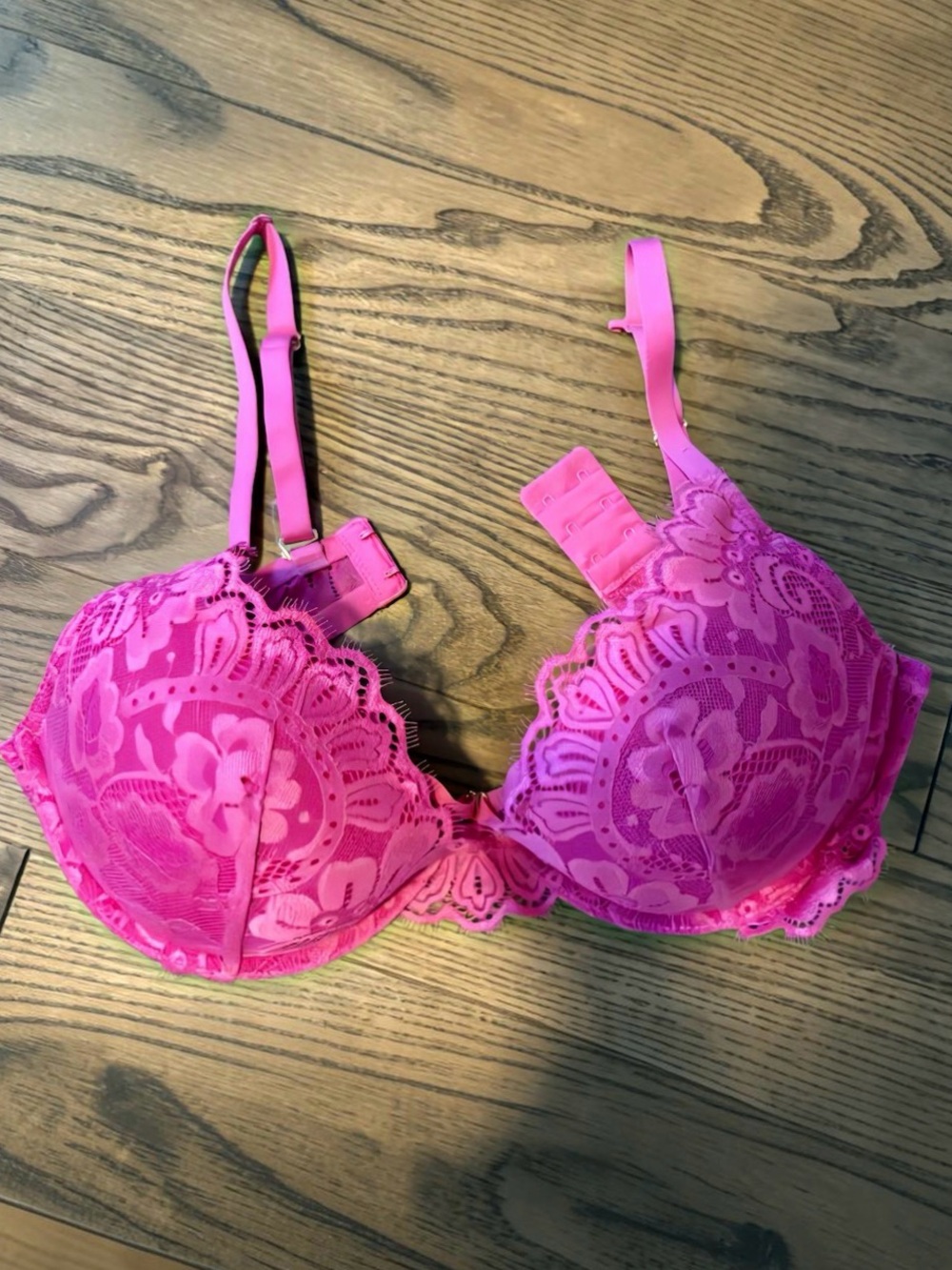 La SENZA Lace Push-Up Bra in Pink - Picture 2 of 5